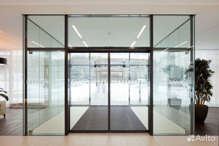 Ремонт автоматических раздвижных дверей