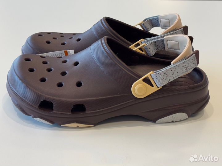 Сабо 44 Crocs All Terrain Clog шоколадные оригинал