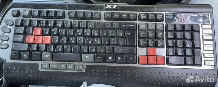 Игровая клавиатура a4tech x7 g800v