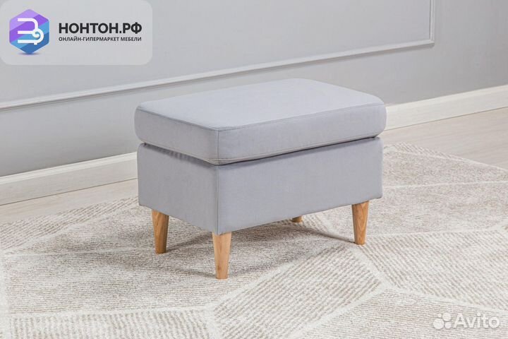 Банкетка Беркана серая