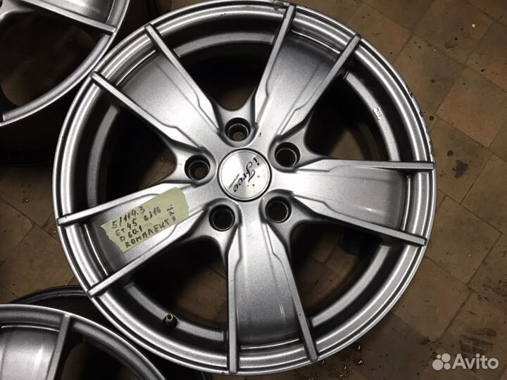 Литые диски 5/114.3 r16