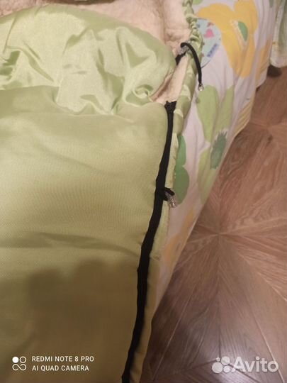 Конверт меховой зимний для малыша