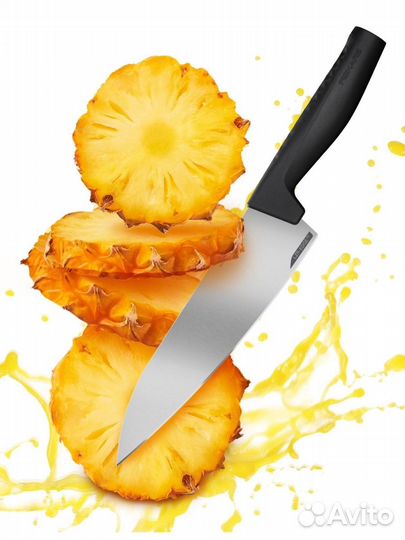 Нож поварской средний Fiskars Hard Edge 1051748