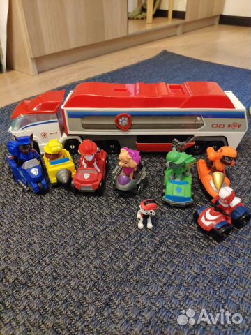 Щенячий патруль база, машина, щенки