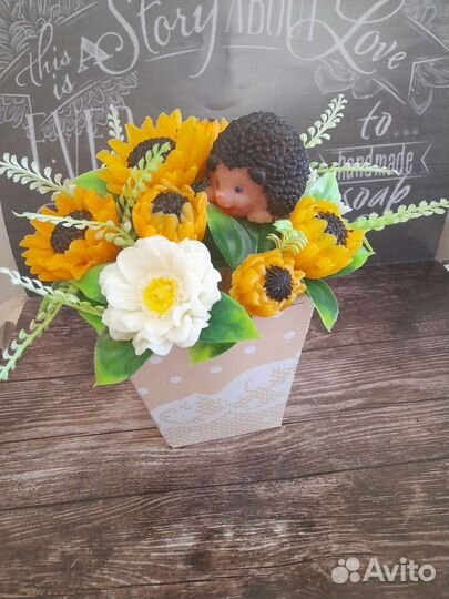 Букеты из мыла ручной работы