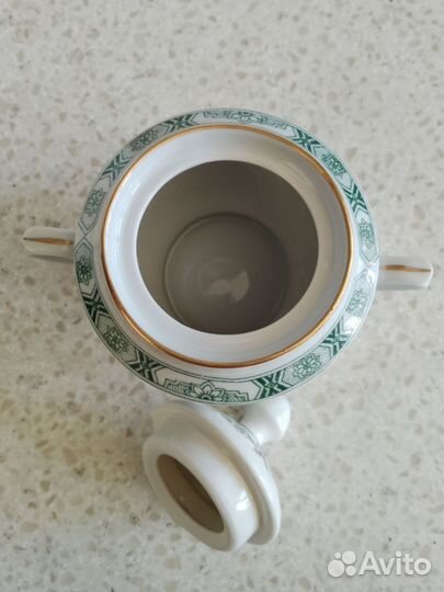 Фарфоровый кофейный сервиз на 6 персон