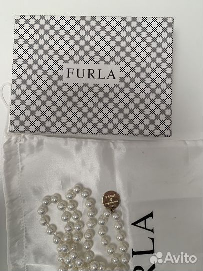 Бусы из искусств. жемчуга Furla оригинал