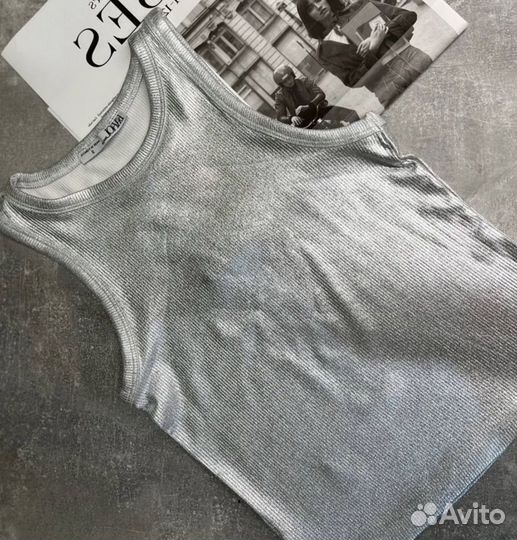 Топ серебряный