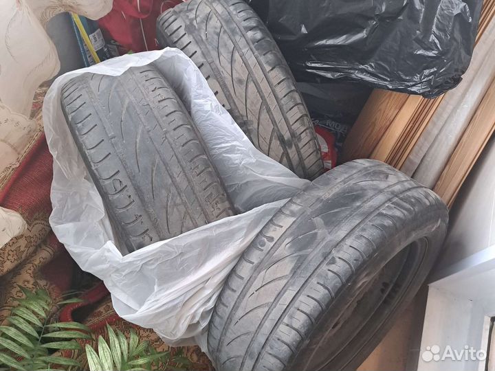 Комплект двух колес r16 летних на штампах