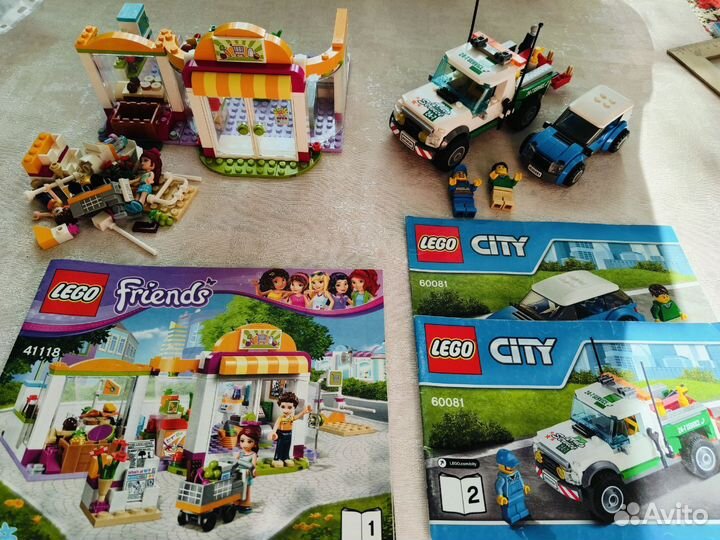 Наборы Lego City, Friends и Classic