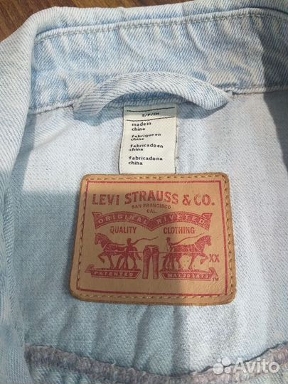 Жилет джинса женский, Levi strauss&go оригинал