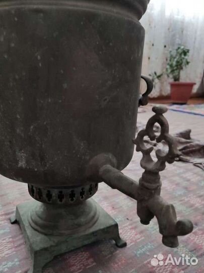 Самовар на дровах старинный