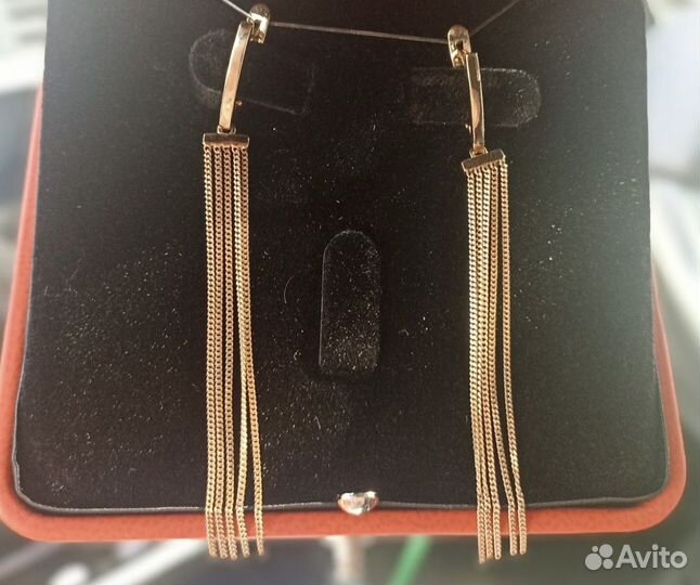 Золотые серьги