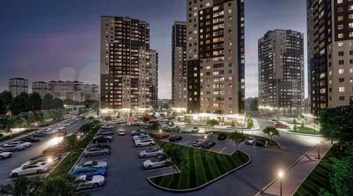 3-к. квартира, 57,2 м², 21/24 эт.