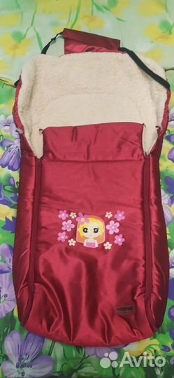 Конверт для девочки меховой