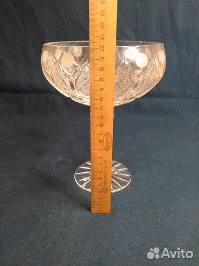 Фруктовница/конфетница хрусталь СССР