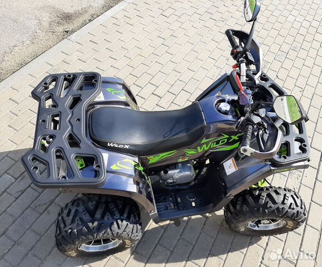 Квадроцикл Motoland 125 Wild X Pro Серый