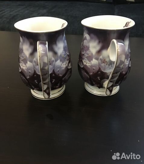 Чашки бокалы Bohemia Чехия винтаж Богемия