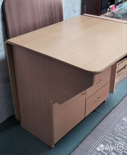 Стол книжка раскладной с ящиками