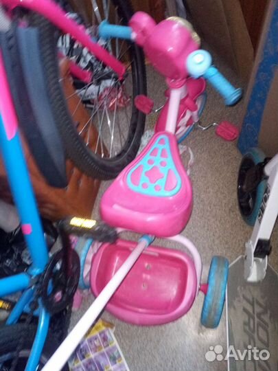 Детский трехколесный велосипед бу