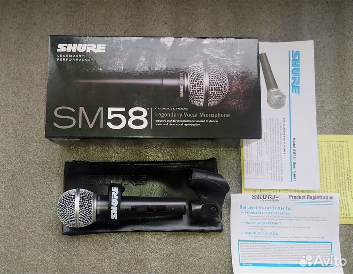 Микрофон Shure SM58 (новый)