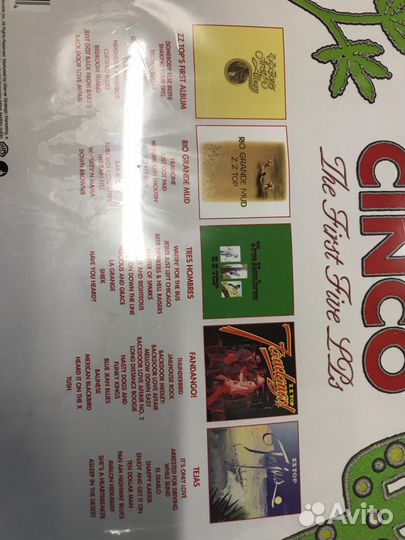 Набор грампластинок z z top спец издание коллекцио