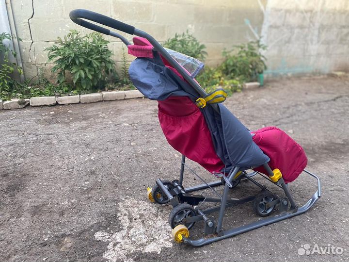 Детские зимние санки