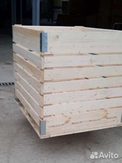 Деревянный контейнер для овощей и фруктов