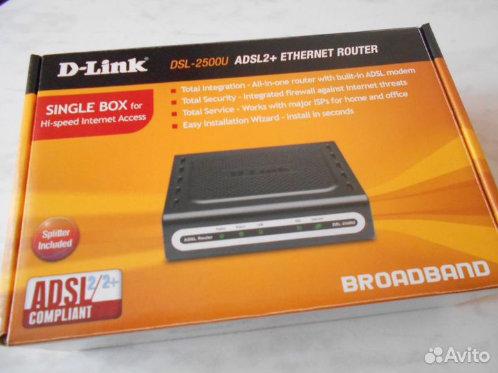 Модем D-link DSL-2500U
