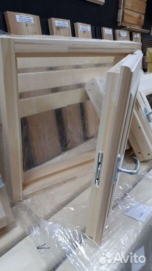 Окно для бани липа