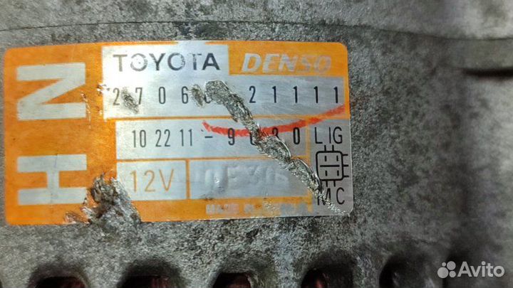 Генератор Toyota Funcargo NCP21 1NZ-FE 2003