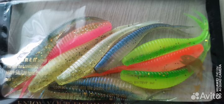 Силиконовые воблеры (приманки)набор из 10 штук MIX