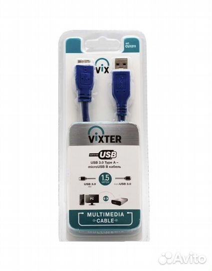 Кабель USB 3.0 Type A-micro USB