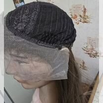 Парик длинный на сетке лейсфронт полусистема