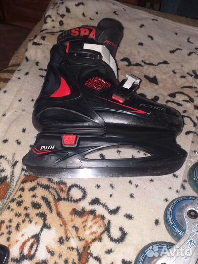 Ролики, Коньки