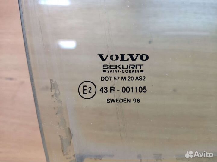 Стекло переднее правое, Volvo 960