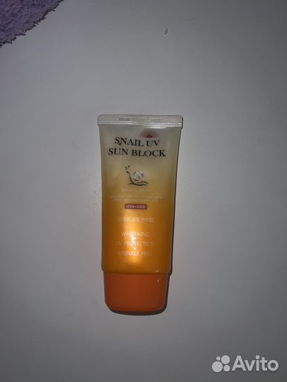 SPF snail uv sun block