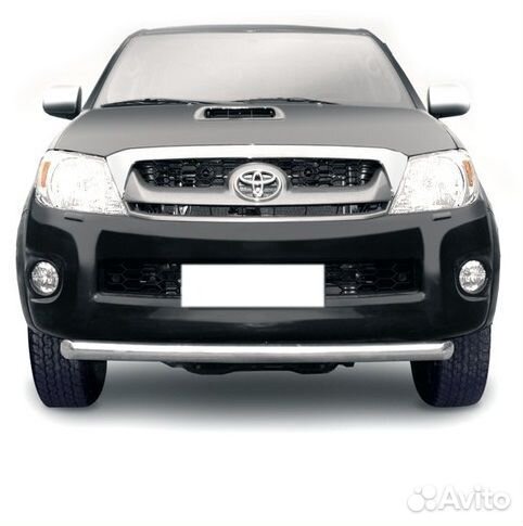 Защита переднего бампера Toyota hilux