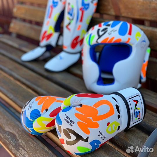 Детские боксерские перчатки BN fight fancy 6 oz