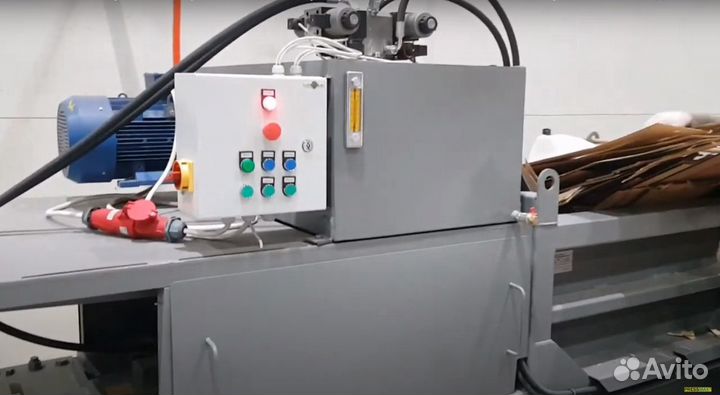 Горизонтальный пресс для макулатуры