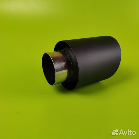 Насадка на глушитель 100мм черная матовая