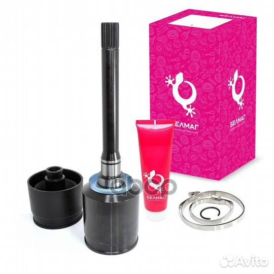 Шрус внутренний правый (22 шлица) трипоидный дл