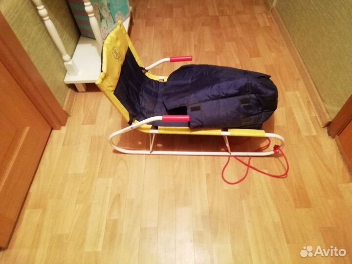 Детские санки раскладные бу