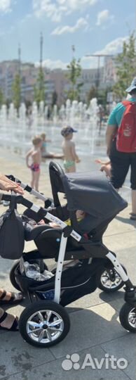 Коляска MAX Lux 3в1 verdi серый