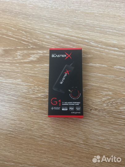Новая звуковая карта Creative Sound BlasterX G1