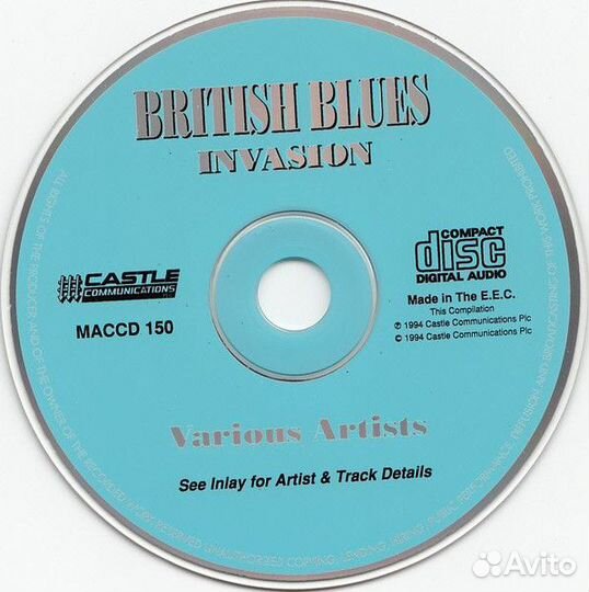 Various – British Blues Invasion Лейбл:Castle CD