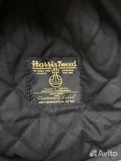 Мужская кепка harris tweed шерсть винтаж