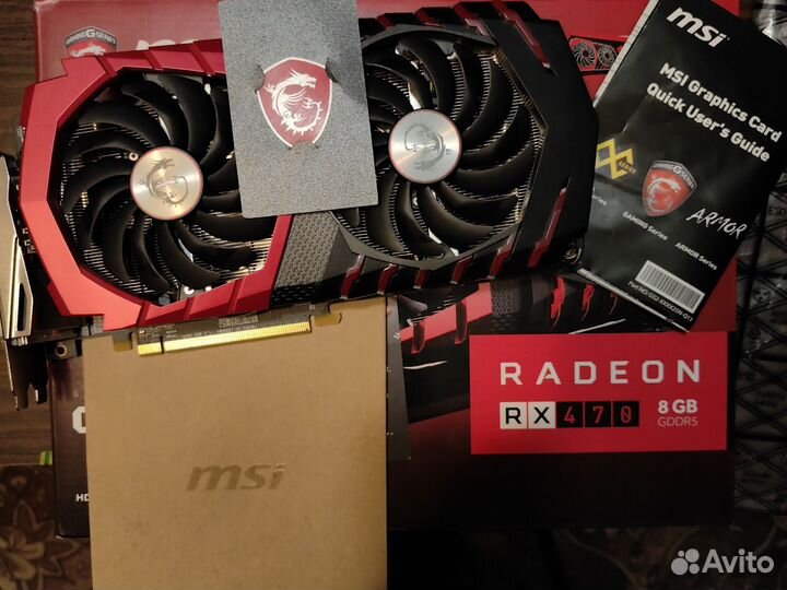 Видеокарта MSI RX470 8GB