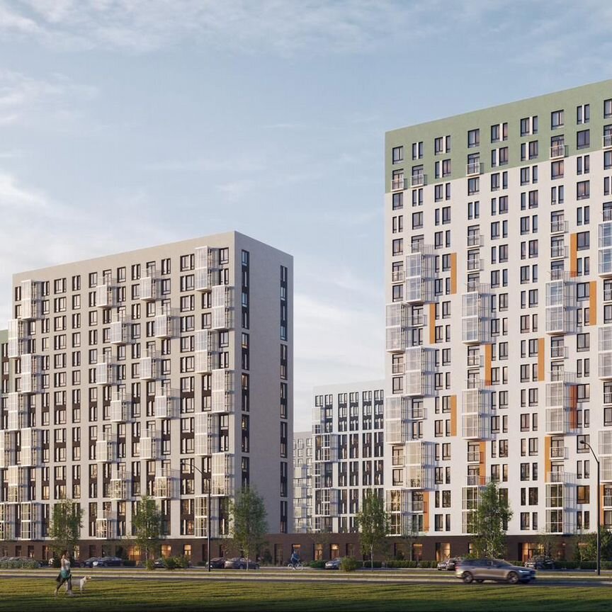 2-к. квартира, 54,8 м², 10/15 эт.