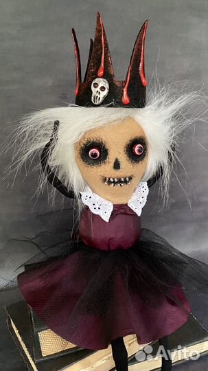 Кукла ручной работы декор подарок на Хеллоуин